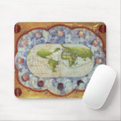Magellanの世界の旅行をたどる地図 マウスパッド (マウス)