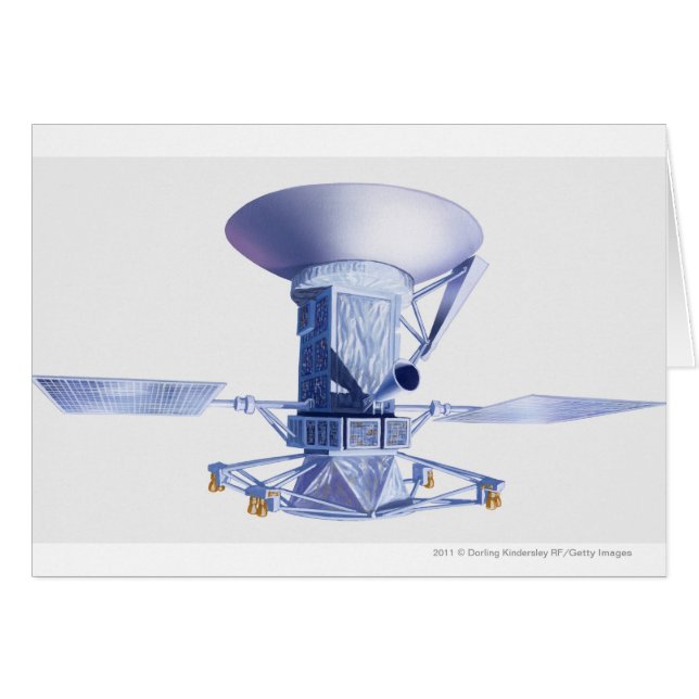 Magellanの宇宙船のイラストレーション (正面横)