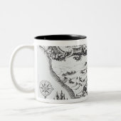 Magellanの最も早い地図の1つ ツートーンマグカップ (左)