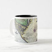 Magellanの海峡の地図、パタゴニア ツートーンマグカップ (正面左)