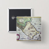 Magellanの海峡の地図、パタゴニア 缶バッジ (正面&裏面)