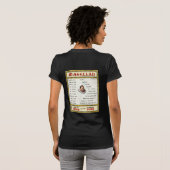 Magellanの1519年の世界旅行のワイシャツ(Wの暗闇) Tシャツ (裏面フル)