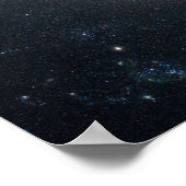 Magellanic dwarf irregular galaxy NGC 4449 ポスター (角)