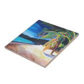 Magenの湾セントトーマス米国バージン諸島のビーチ タイル (側面)