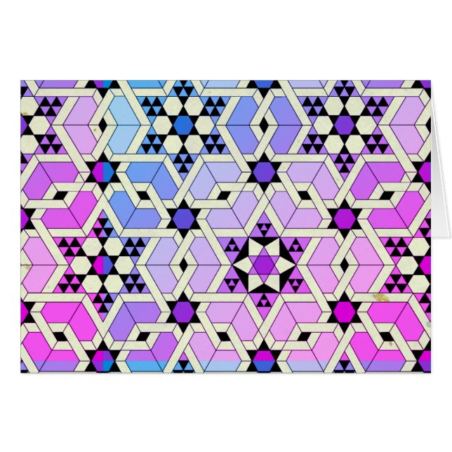 Magen Davidのステンドグラス (正面横)