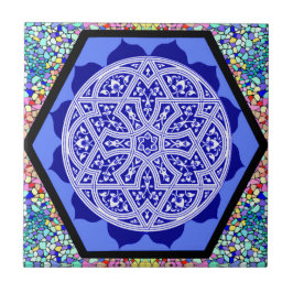 Magen Davidの花びら タイル