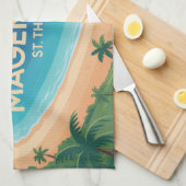 Magen's Bay, St. Thomas キッチンタオル (四つ折り)