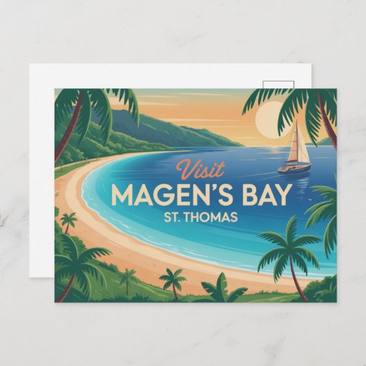 Magen's Bay, St. Thomas ポストカード (正面/裏面)