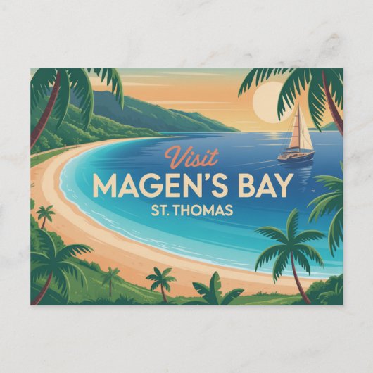 Magen's Bay, St. Thomas ポストカード (正面)