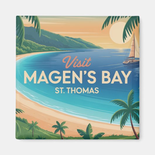 Magen's Bay, St. Thomas マグネット (正面)