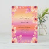 Magenta Breathtaking Summer Wedding 招待状 (スタンド正面)