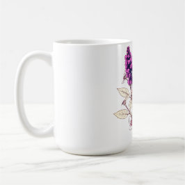 Magenta Butterfly Bush コーヒーマグカップ