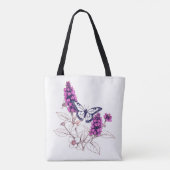 Magenta Butterfly Bush トートバッグ (裏面)