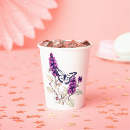Magenta Butterfly Bush 紙コップ