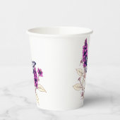 Magenta Butterfly Bush 紙コップ (左)