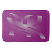 Magenta ribbons バスマット (正面)