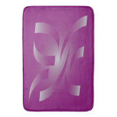 Magenta ribbons バスマット (正面縦)