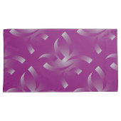 Magenta ribbons 枕カバー (正面右)