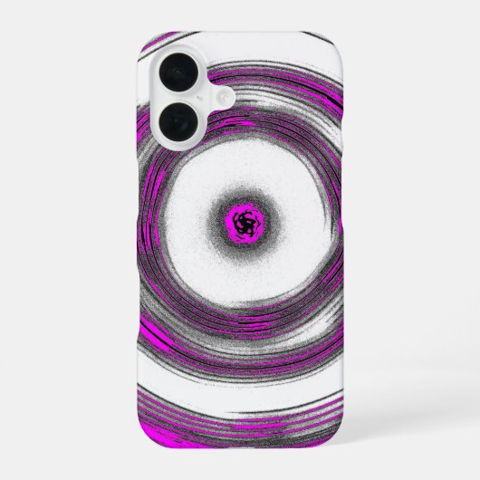 Magenta Ripple Case iPhone 16ケース (裏面)