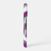 Magenta Ripple Case iPhone 16ケース (右側面)