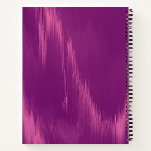 Magenta Shimmer ノートブック (裏面)