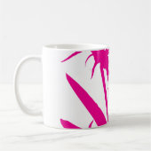 MAGENTA - Tazon con Flor del paraíso en fucsia コーヒーマグカップ (左)