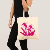 MAGENTA - Tote bag con Flor del paraiso  トートバッグ (正面(商品))