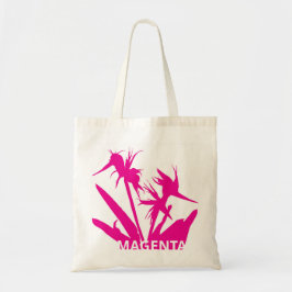 MAGENTA - Tote bag con Flor del paraiso  トートバッグ