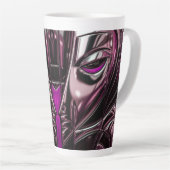 Magenta Vortex Mug カフェラテマグ (右アングル)