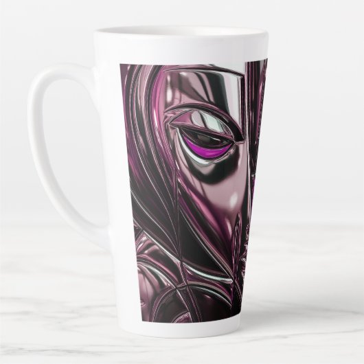 Magenta Vortex Mug カフェラテマグ (左)