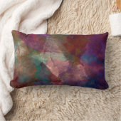 Magentasの水彩開花 ランバークッション (ブランケット)