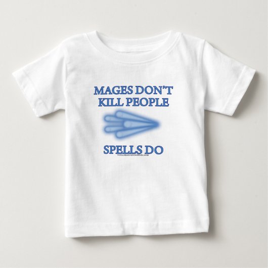 Magesは人々を…殺しません ベビーTシャツ (正面)