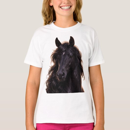 Magestic black stallion tシャツ (正面)