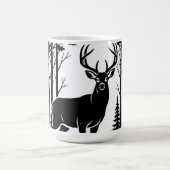 Magestic Buck, Black and white Nature モーフィングマグカップ (中央)