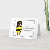 Maggieのソックスヘッドの挨拶状(中ブランク) カード (裏面)