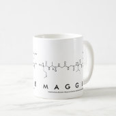 Maggieのペプチッド名前のマグ コーヒーマグカップ (正面右)