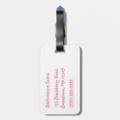 Maggieの人魚 ラゲッジタグ (裏面縦)