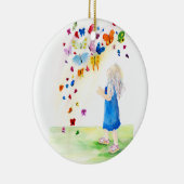 Maggieの蝶 セラミックオーナメント (右)