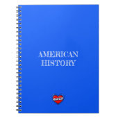 Maggie Heart Blue ノートブック (正面)