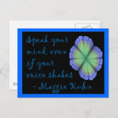 Maggie Kuhn – ポストカード (正面/裏面)