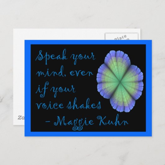 Maggie Kuhn – ポストカード (正面/裏面)