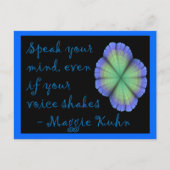 Maggie Kuhn – ポストカード (正面)