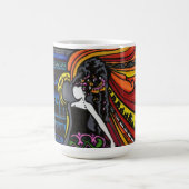 Maggie Nancarrow著"服"のアートワークのマグ コーヒーマグカップ (中央)