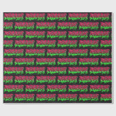Maggie Vorname Name Graffiti red green ラッピングペーパー (フラット)