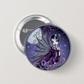 Maggyのブルームーンの愛らしい妖精ボタン 缶バッジ (正面&裏面)