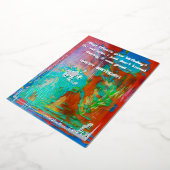 "MAGHIEによるカード" #CARDSBYMAGHIE CARDSBYMAGHIE.COM 箔シーズンカード (回転した状態)