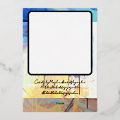 "MAGHIEのカード" #CARDSBYMAGHIE CARDSBYMAGHIE.COM 箔シーズンカード (裏面)