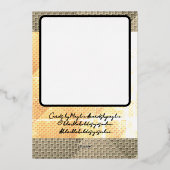 "MAGHIEのカード" #CARDSBYMAGHIE CARDSBYMAGHIE.COM 箔シーズンカード (裏面)