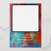 "MAGHIEのカード" #CARDSBYMAGHIE CARDSBYMAGHIE.COM 箔シーズンカード (裏面)