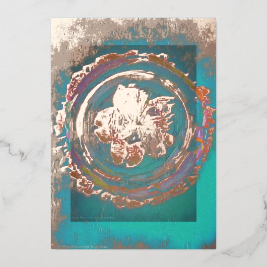 "MAGHIE製カード" #CARDSBYMAGHIE CARDSBYMAGHIE.COM 箔シーズンカード (正面)
